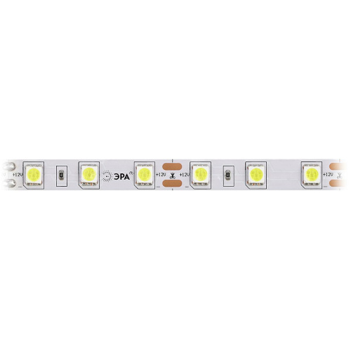 Светодиодная лента ЭРА 14,4W/m 60LED/m 5050SMD холодный белый 5M LS5050-60LED-IP20-W-5m C0043045 Светодиодная лента ЭРА 14,4W/m 60LED/m 5050SMD холодный белый 5M LS5050-60LED-IP20-W-5m C0043045