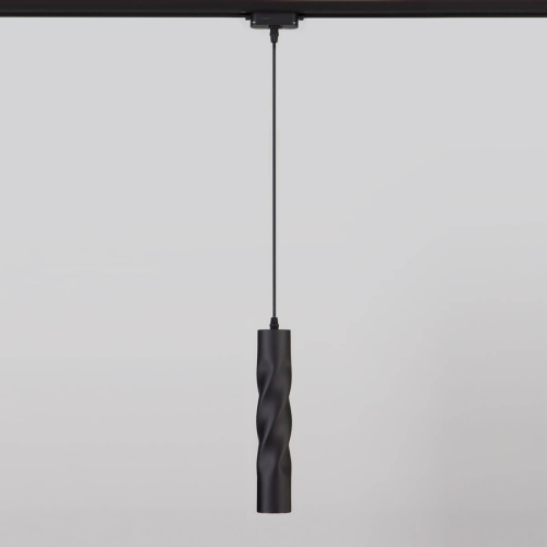 Трековый светодиодный светильник Eurosvet Scroll 50162/1 LED черный Трековый светодиодный светильник Eurosvet Scroll 50162/1 LED черный