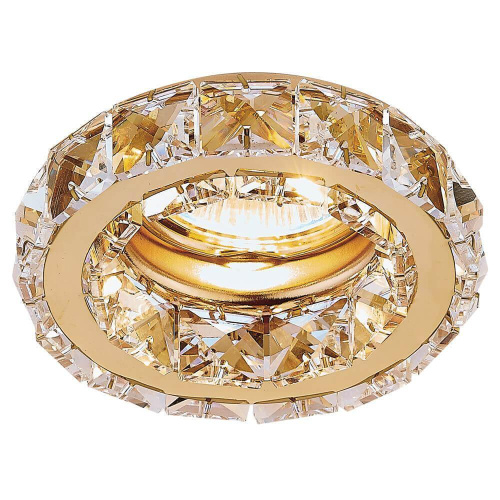 Встраиваемый светильник Ambrella light Crystal K112 CL/G Встраиваемый светильник Ambrella light Crystal K112 CL/G