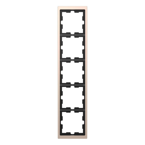 Рамка 5-постовая Schneider Electric Merten D-Life MTN4050-6551