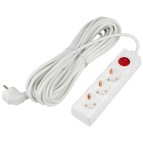 Удлинитель Uniel Ultra 3гн х 10м с/з S-GCU3-10B White UL-00010014 Удлинитель Uniel Ultra 3гн х 10м с/з S-GCU3-10B White UL-00010014