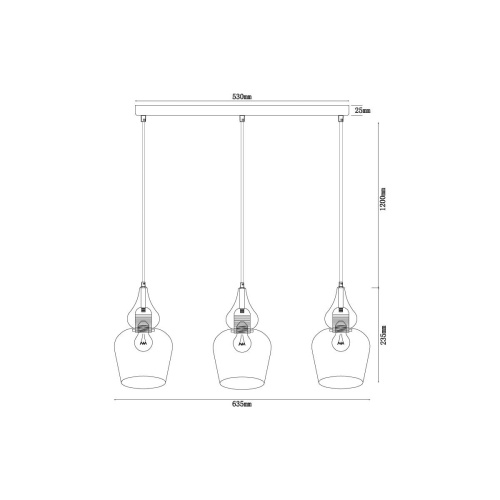 Подвесной светильник Vele Luce Simone VL5564P13 Подвесной светильник Vele Luce Simone VL5564P13