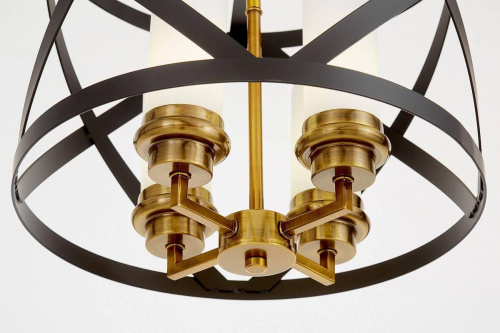 Потолочная люстра Lumina Deco Astila LDP 1242-4 BK+MD Потолочная люстра Lumina Deco Astila LDP 1242-4 BK+MD