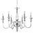 Подвесная люстра Ideal Lux Doge SP6 Trasparente 044422