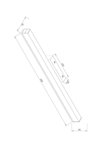 Подсветка для картин Maytoni Fichte MIR012WL-L14B4K Подсветка для картин Maytoni Fichte MIR012WL-L14B4K