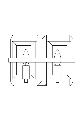 Настенный светильник Maytoni Cerezo MOD201WL-02N Настенный светильник Maytoni Cerezo MOD201WL-02N
