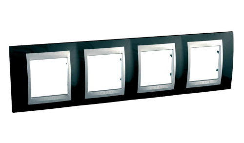 Рамка 4-постовая Schneider Electric Unica Top MGU66.008.093 Рамка 4-постовая Schneider Electric Unica Top MGU66.008.093
