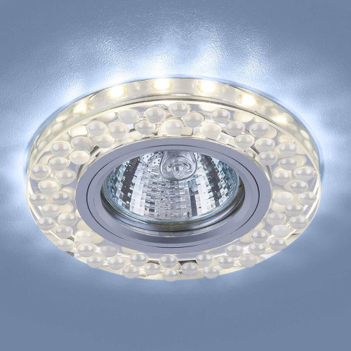 Встраиваемый светильник Elektrostandard 2194 MR16 SL/WH зеркальный/белый a036801 Встраиваемый светильник Elektrostandard 2194 MR16 SL/WH зеркальный/белый a036801