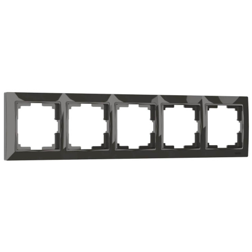Рамка на 5 постов Werkel Snabb basic серо-коричневый W0052007 4690389161483 Рамка на 5 постов Werkel Snabb basic серо-коричневый W0052007 4690389161483
