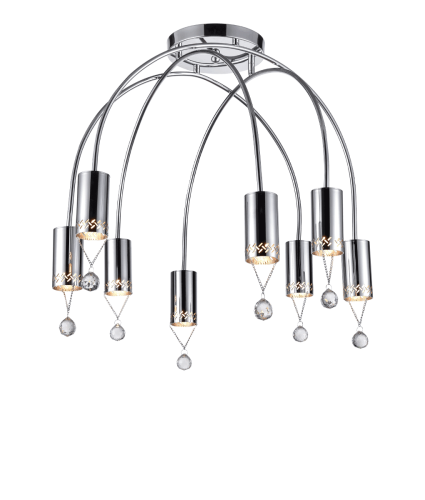 Потолочная люстра Vele Luce Pioggia VL4283L08 Потолочная люстра Vele Luce Pioggia VL4283L08