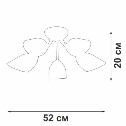 Потолочная люстра Vitaluce V3405/5PL Потолочная люстра Vitaluce V3405/5PL
