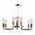 Подвесная люстра Arte Lamp Gelo A6001LM-9BK