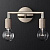 Бра Rh Utilitaire Double Sconce Silver By Imperiumloft