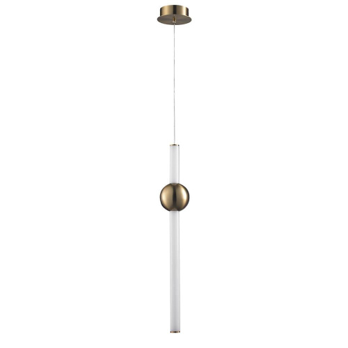 Подвесной светодиодный светильник Lumien Hall Greniya LH8023/1PB-GD-WT Подвесной светодиодный светильник Lumien Hall Greniya LH8023/1PB-GD-WT