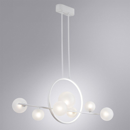 Подвесная светодиодная люстра Arte Lamp Saturn A7791SP-59WH Подвесная светодиодная люстра Arte Lamp Saturn A7791SP-59WH