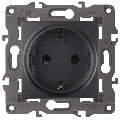 Розетка ЭРА Elegance 2P E Schuko 16A 250V 14-2101-05 Б0034269 Розетка ЭРА Elegance 2P E Schuko 16A 250V 14-2101-05 Б0034269