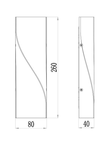 Уличный настенный светодиодный светильник Maytoni Twist O040WL-L11B3K Уличный настенный светодиодный светильник Maytoni Twist O040WL-L11B3K