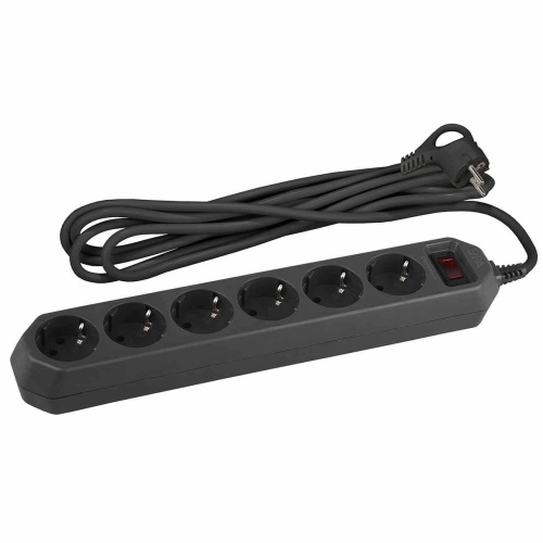 Сетевой фильтр ЭРА USF-6es-5m-B-Box Б0037265 Сетевой фильтр ЭРА USF-6es-5m-B-Box Б0037265