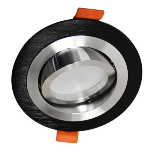 Встраиваемый светильник Lumina Deco Duka LDC 8062-JP-D90 BK+SL Встраиваемый светильник Lumina Deco Duka LDC 8062-JP-D90 BK+SL