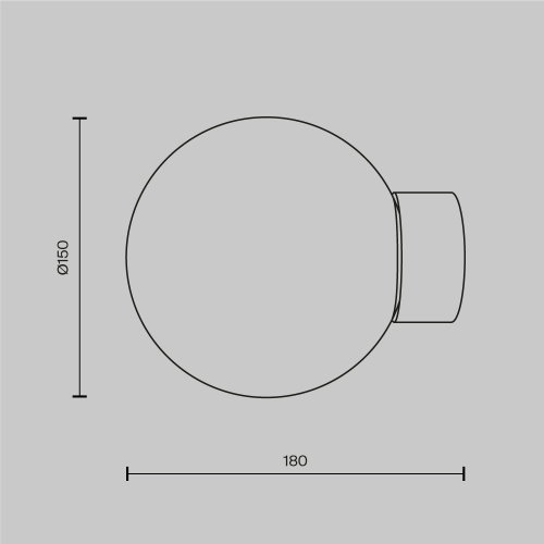 Потолочный светильник Maytoni Basic form MOD321WL-01G1 Потолочный светильник Maytoni Basic form MOD321WL-01G1