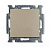 Переключатель одноклавишный ABB Basic55 10A 250V шампань 2CKA001012A2169