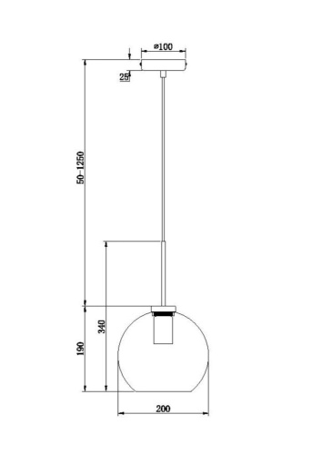 Подвесной светильник Freya Bravis FR8005PL-01BS Подвесной светильник Freya Bravis FR8005PL-01BS
