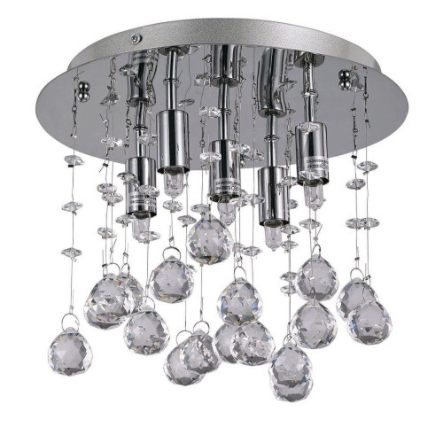 Потолочный светильник Ideal Lux Moonlight PL5 Cromo 094649 Потолочный светильник Ideal Lux Moonlight PL5 Cromo 094649