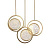 Подвесной светильник Moon Light 3A br.gold