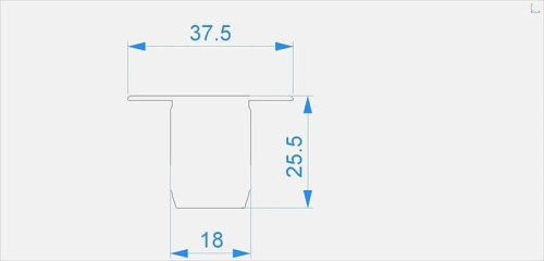 Заглушка Deko-Light End Cap P-ET-03-10 Set 2 pcs 978260 Заглушка Deko-Light End Cap P-ET-03-10 Set 2 pcs 978260
