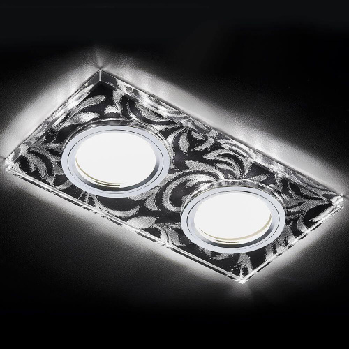 Встраиваемый светодиодный светильник Ambrella light Led S234/2 BK/CH/WH Встраиваемый светодиодный светильник Ambrella light Led S234/2 BK/CH/WH