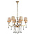 Подвесная люстра Ideal Lux Pantheon SP6 Oro 088068
