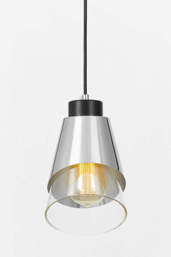 Подвесной светильник Lumina Deco Fabro LDP 7013-1 CHR+PR Подвесной светильник Lumina Deco Fabro LDP 7013-1 CHR+PR