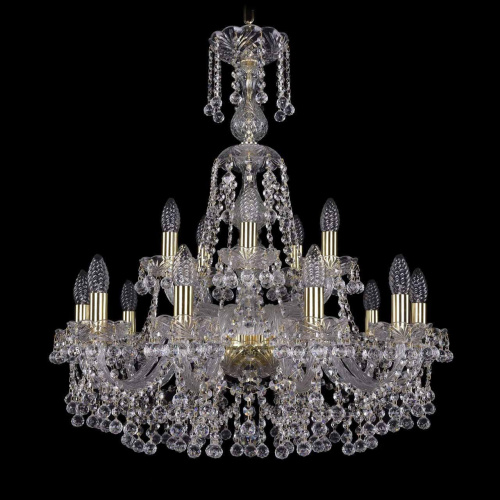 Подвесная люстра Bohemia Ivele 1409/10+5/240/XL-77 G Подвесная люстра Bohemia Ivele 1409/10+5/240/XL-77 G