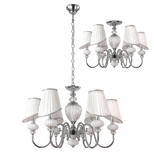 Подвесная люстра Crystal Lux Alma White SP-PL6 Подвесная люстра Crystal Lux Alma White SP-PL6