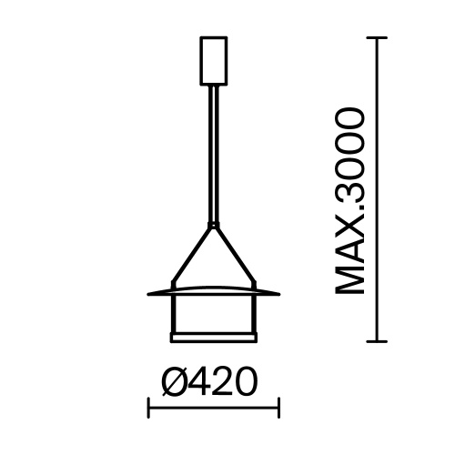 Подвесной светильник Maytoni MOD280PL-L23B3K Подвесной светильник Maytoni MOD280PL-L23B3K