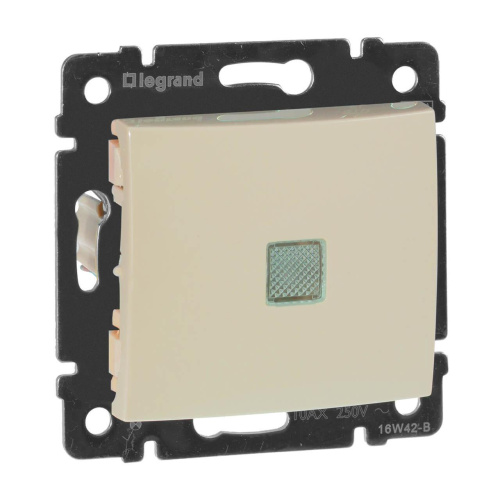 Переключатель одноклавишный на 2 направления Legrand Valena 10A 250V с подсветкой слоновая кость 774326 Переключатель одноклавишный на 2 направления Legrand Valena 10A 250V с подсветкой слоновая кость 774326
