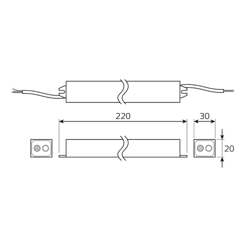 Блок питания Gauss 40W 12V IP67 BT522 Блок питания Gauss 40W 12V IP67 BT522