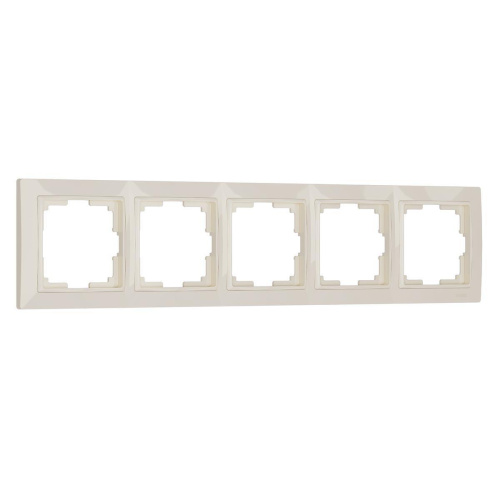 Рамка Werkel Snabb Basic на 5 постов слоновая кость W0052003 4690389161469 Рамка Werkel Snabb Basic на 5 постов слоновая кость W0052003 4690389161469