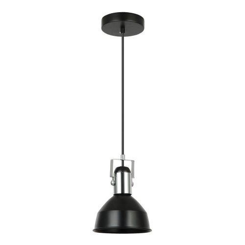 Подвесной светильник IMEX MD.0324-1-P BK+CH Подвесной светильник IMEX MD.0324-1-P BK+CH