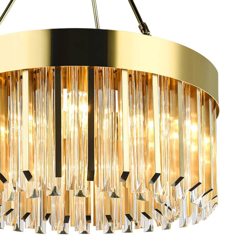 Подвесная люстра Lumien Hall Карре LH3056/9P-GDCG Подвесная люстра Lumien Hall Карре LH3056/9P-GDCG