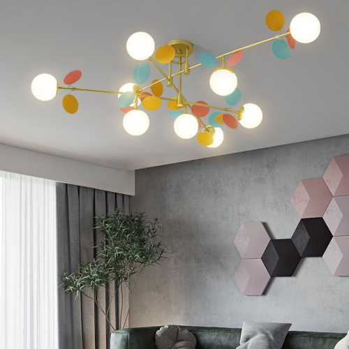 Потолочная Люстра Matisse B D120 Gold White By Imperiumloft Потолочная Люстра Matisse B D120 Gold White By Imperiumloft
