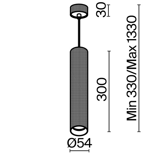 Подвесной светильник Technical P082PL-GU10-B Подвесной светильник Technical P082PL-GU10-B