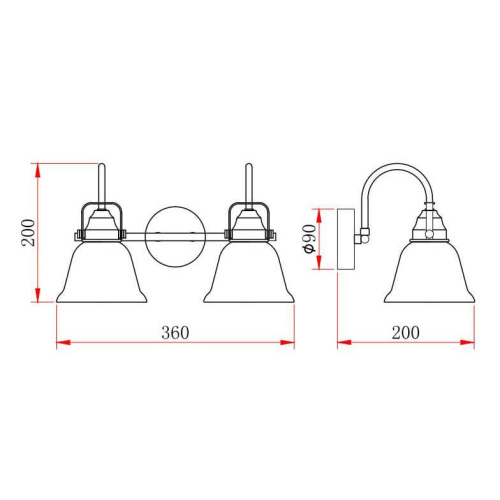 Бра Rivoli Avrora 5055-702 Б0047345 Бра Rivoli Avrora 5055-702 Б0047345
