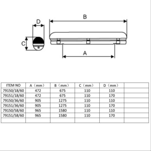 Потолочный светильник Lucide Linea Aqua 79150/58/60 Потолочный светильник Lucide Linea Aqua 79150/58/60