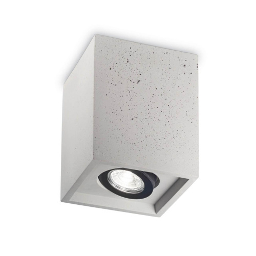 Потолочный светильник Ideal Lux Oak PL1 Square Cemento 150475 Потолочный светильник Ideal Lux Oak PL1 Square Cemento 150475