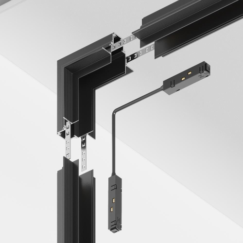 Угловой коннектор внутренний для магнитного шинопровода Maytoni Accessories for tracks TRA004ICL-22B Угловой коннектор внутренний для магнитного шинопровода Maytoni Accessories for tracks TRA004ICL-22B