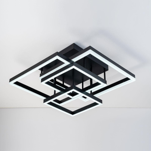 Потолочный светодиодный светильник Escada Union 10229/4LED Black Потолочный светодиодный светильник Escada Union 10229/4LED Black