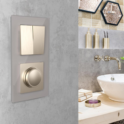 Рамка Werkel Favorit на 2 поста дымчатый WL01-Frame-02 4690389061318 Рамка Werkel Favorit на 2 поста дымчатый WL01-Frame-02 4690389061318