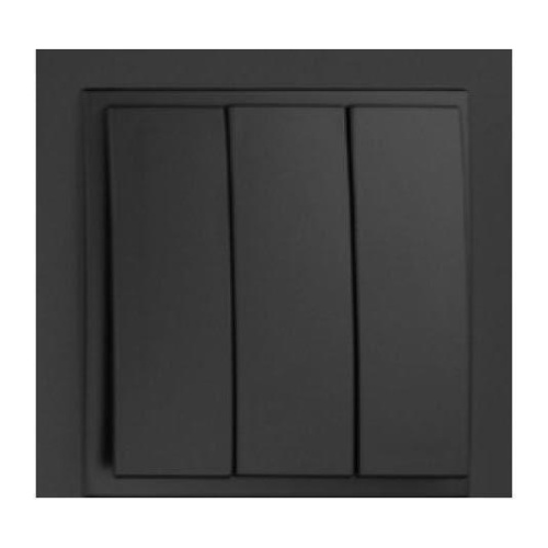Выключатель Mono Electric Despina трехклавишный графит 102-202022-114 Выключатель Mono Electric Despina трехклавишный графит 102-202022-114