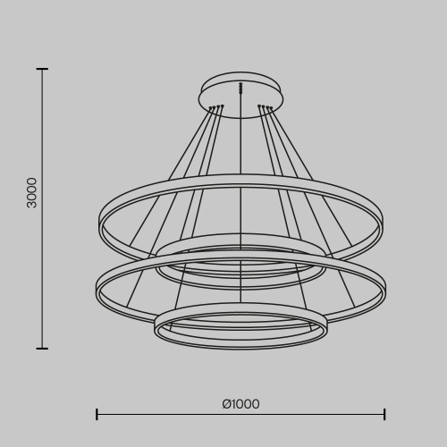 Подвесной светильник Maytoni MOD058PL-L174BK Подвесной светильник Maytoni MOD058PL-L174BK